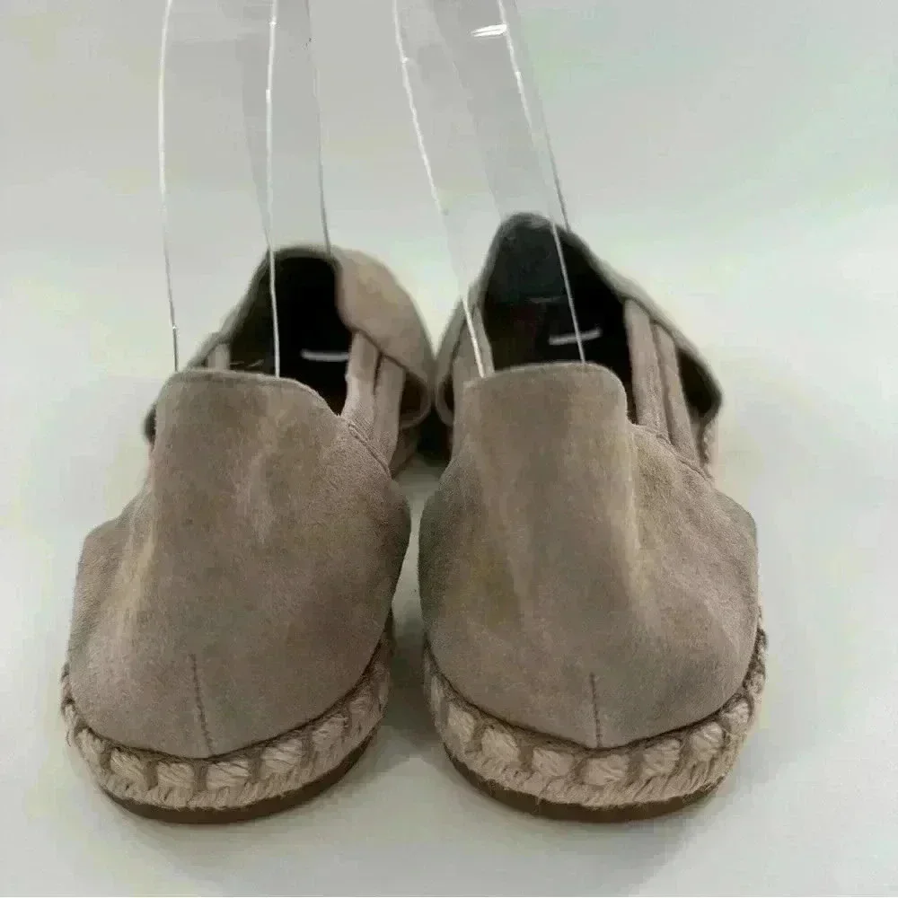 New Adam tucker flats Patton14 size 9 beige suede dorsay crocheted Espadrilles
